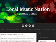 Tablet Screenshot of localmusicnation.net